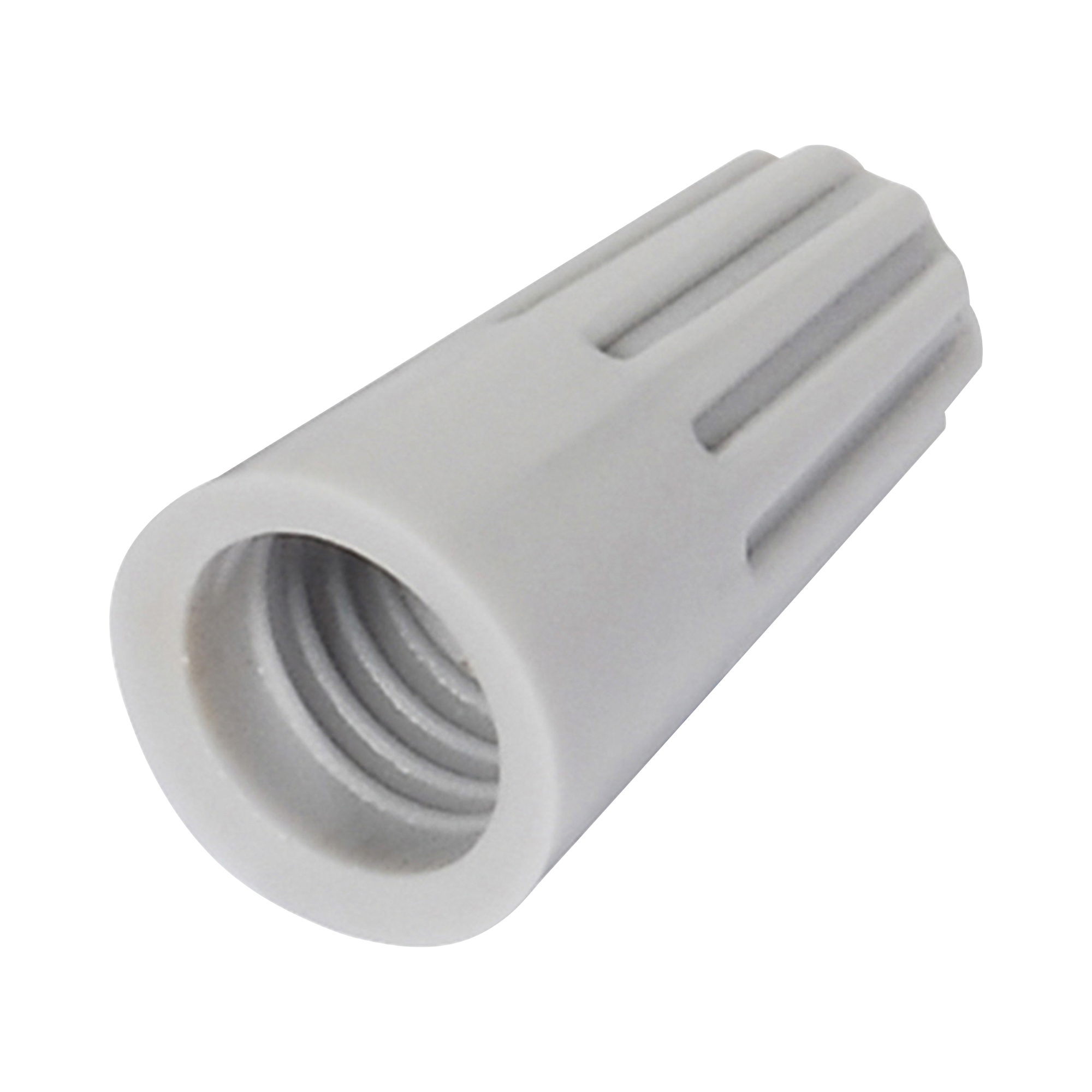 AE00010|Capuch??n roscable / 18 AWG / Gris / Paquete de 25 piezas.